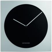 Jacob Jensen Wanduhr 318 silber/schwarz Jacob Jensen Wanduhr 318 silber/schwarz