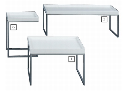 PIZZO Couchtisch die verschiedenen Größen von Jan Kurtz PIZZO Couchtisch die verschiedenen Größen