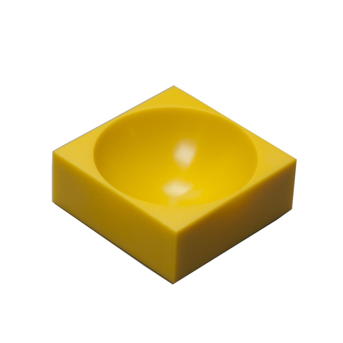 farmer block Magnet-Schale 8 x 8 cm, Isamal gelb von JJJM-Design farmer block Magnet-Schale 8 x 8 cm, Isamal gelb