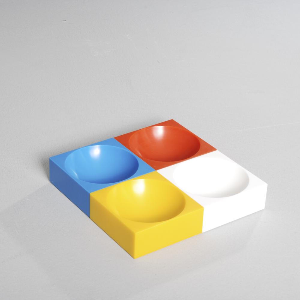 farmer-block Magnet-Schale 8 x 8 cm von JJJM-Design farmer-block Magnet-Schale 8 x 8 cm
