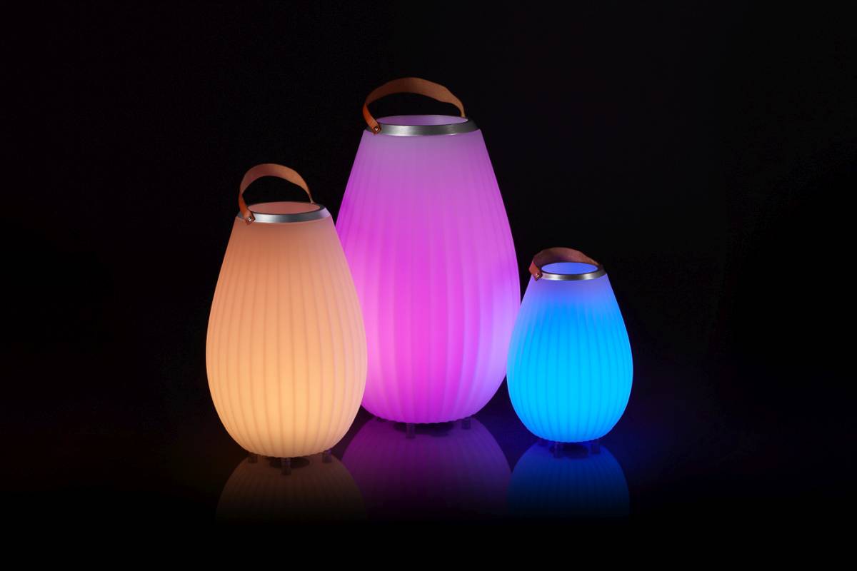 JOOULY Weinkühler / Bluetooth-Lautsprecher mit LED farbiger Beleuchtung nach Wahl von JOOULS JOOULY Weinkühler / Bluetooth-Lautsprecher mit LED farbiger Beleuchtung nach Wahl