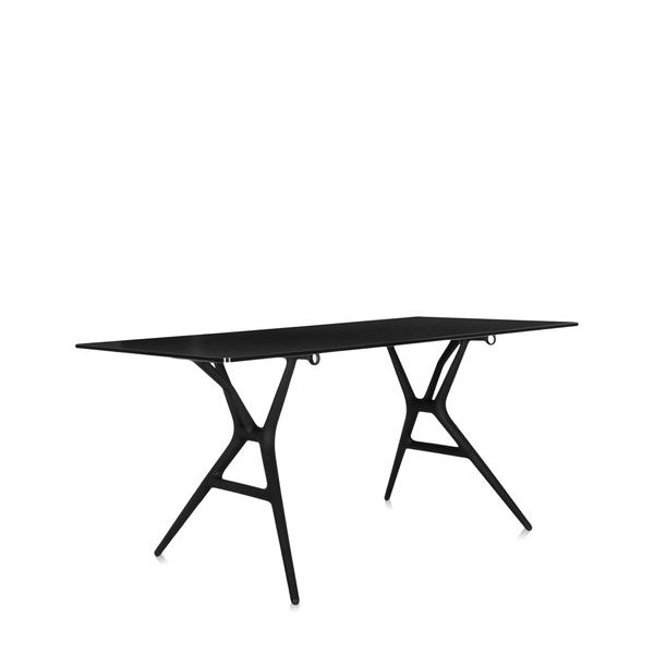 SPOON Table Klapptisch 160 Gestell schwarz / Platte schwarz