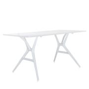SPOON Table Klapptisch 160 Gestell weiß / Platte weiß