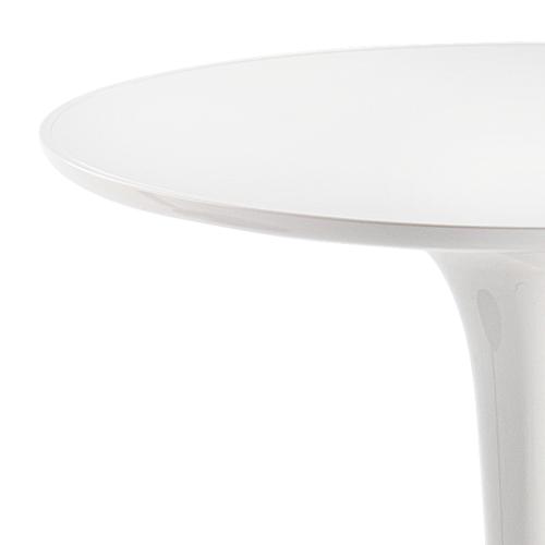 TipTop Mono Beistelltisch weiß, Detail Tischplatte