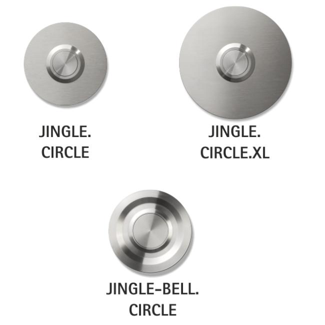 Klingel Element JINGLE CIRCLE welcome, rund