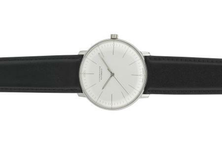 MAX BILL Armbanduhr Automatik Strichblatt wei�