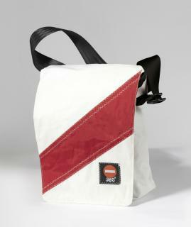 Segeltuchtasche Jolle Besan rot