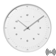 MAX BILL Funkuhr Wanduhr mit Zahlenblatt, 22 cm MAX BILL Funkuhr Wanduhr mit Zahlenblatt, 22 cm