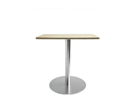 BRIO Bistrotisch / Esstisch, FIX 72 cm, Platte quadratisch 60x60 cm Eiche gebleicht