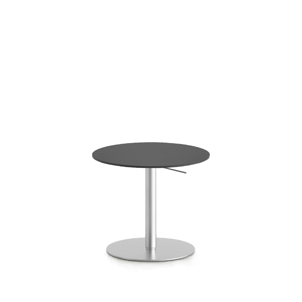 BRIO Tisch Platte rund 52-70 cm in Fenix schwarz von lapalma BRIO Tisch Platte rund 52-70 cm in Fenix schwarz