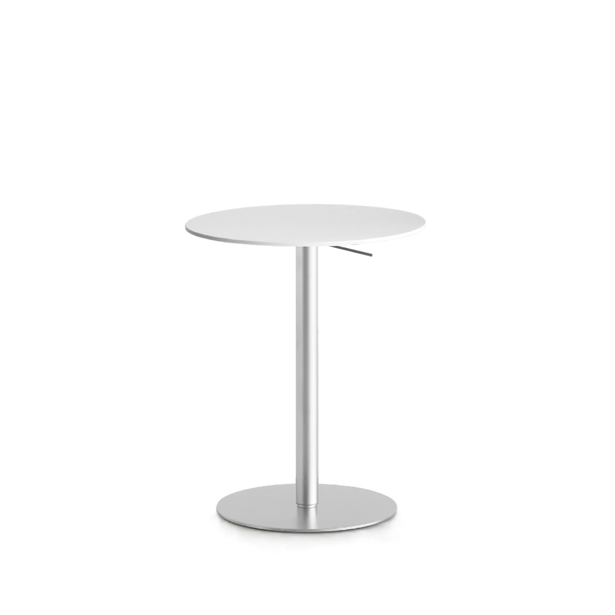 BRIO Tisch Platte rund 72-100 cm in Fenix weiß von lapalma BRIO Tisch Platte rund 72-100 cm in Fenix weiß