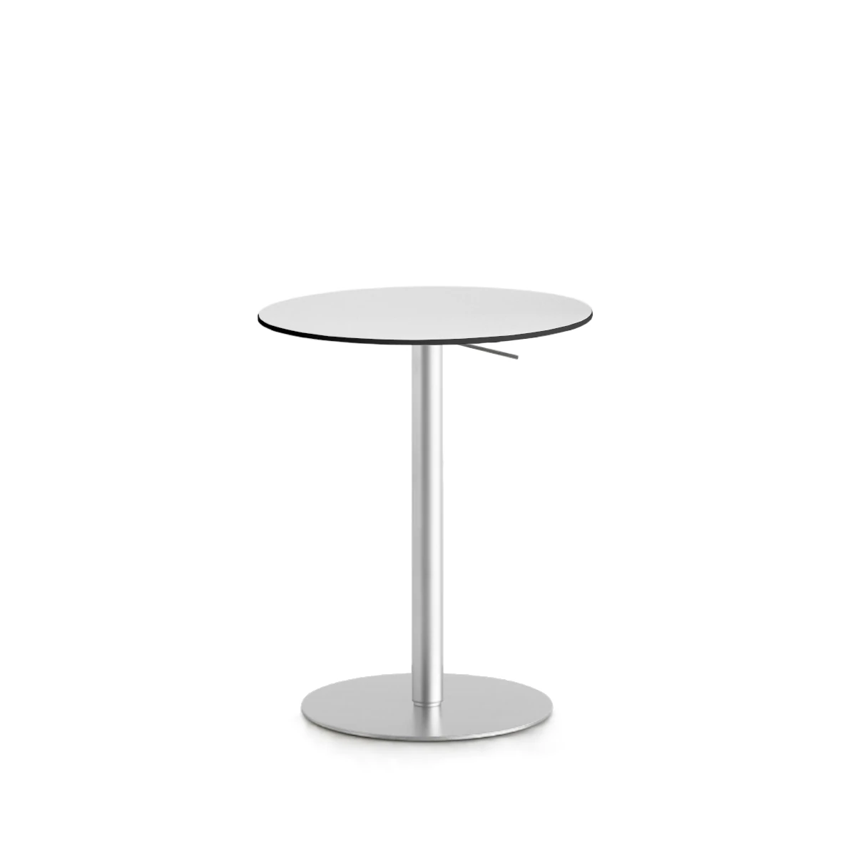BRIO Tisch Platte rund 72-110 cm in weiß dunkel von lapalma BRIO Tisch Platte rund 72-110 cm in weiß dunkel