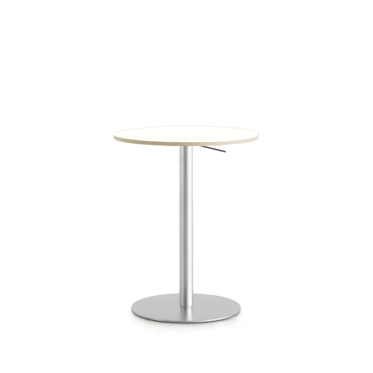 BRIO Tisch Platte rund 72-110 cm in Laminat weiß von lapalma BRIO Tisch Platte rund 72-110 cm in Laminat weiß