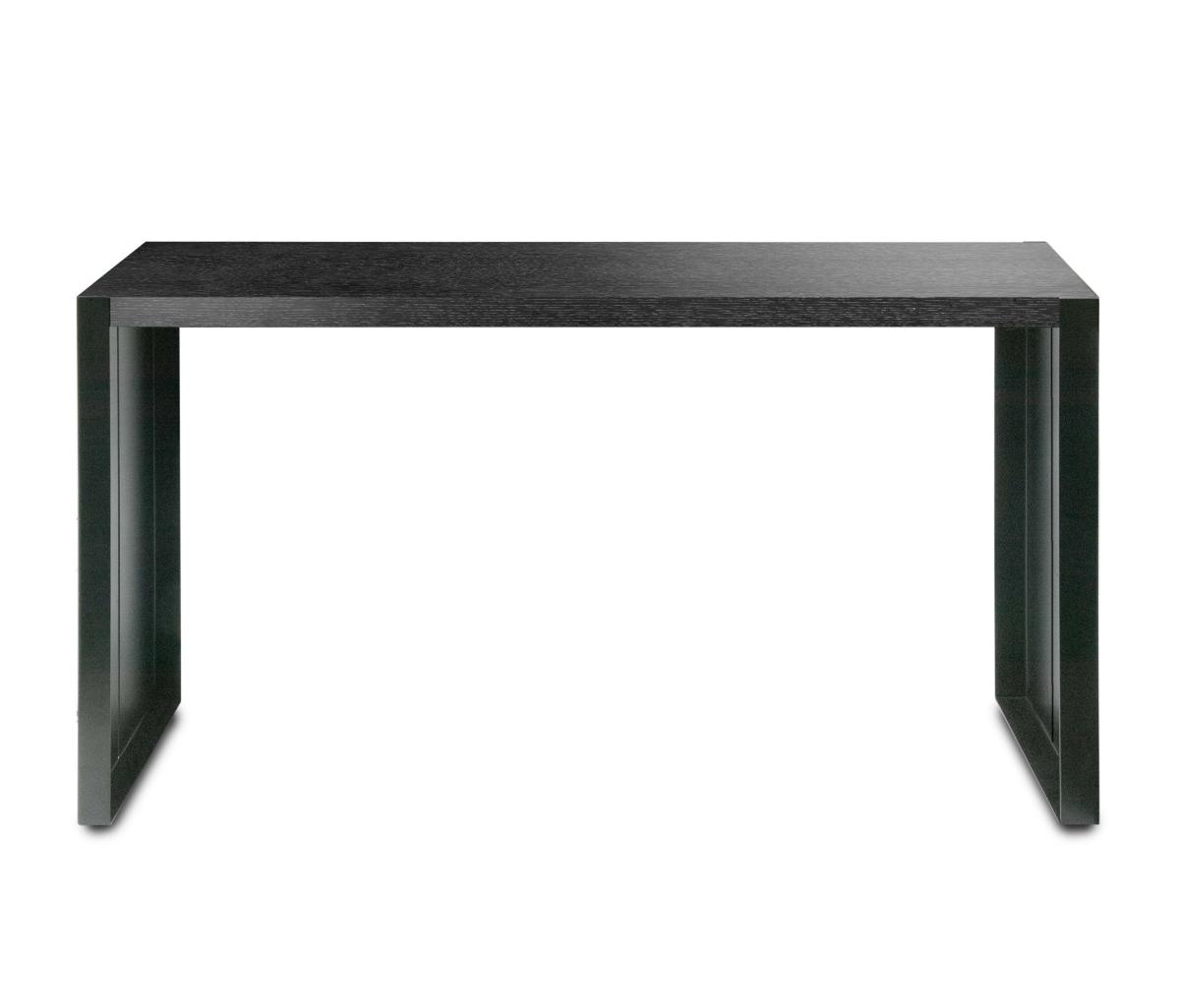 PANCO Tresentisch schwarz mit Tischplatte Eiche schwarz