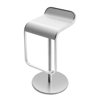 LEM Barhocker H 80 cm fix Aluminium Laminat von lapalma LEM Barhocker H 80 cm fix Aluminium Laminat