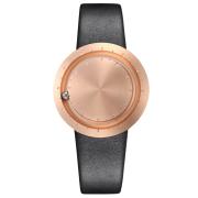 ABACUS Armbanduhr 40 mm rosé matt, Lederarmband schwarz ABACUS Armbanduhr 40 mm rosé matt, Lederarmband schwarz