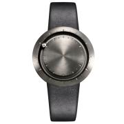 ABACUS Armbanduhr 40 mm gun metall, Lederarmband schwarz ABACUS Armbanduhr 40 mm gun metall, Lederarmband schwarz