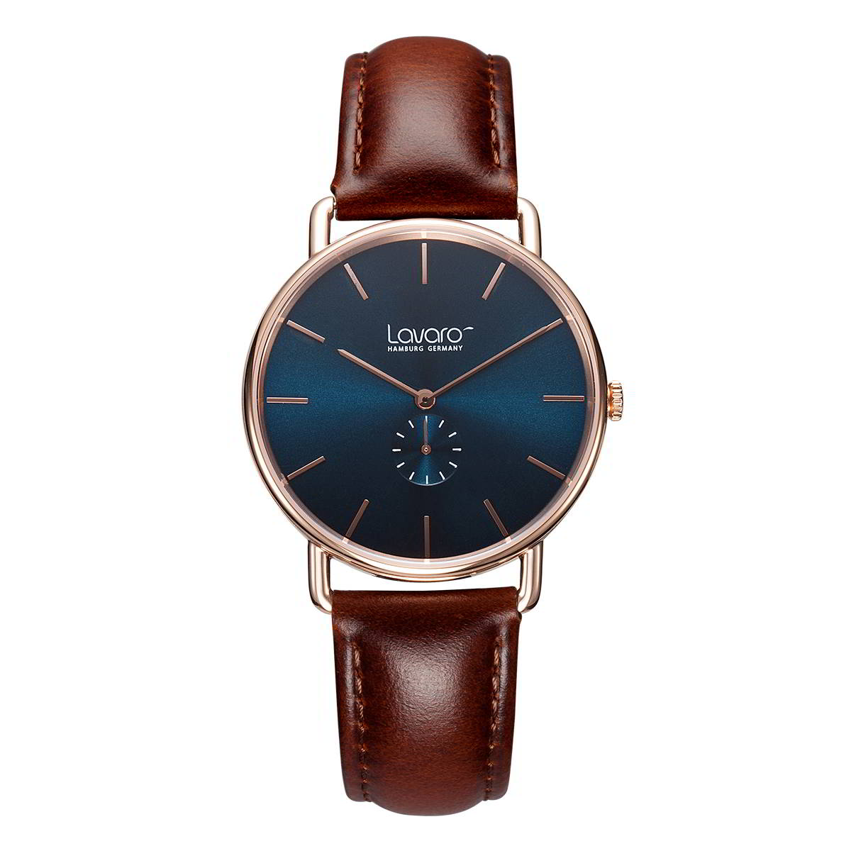 AIR Damen Armbanduhr 36 mm, LA20001 Stahl rose, L