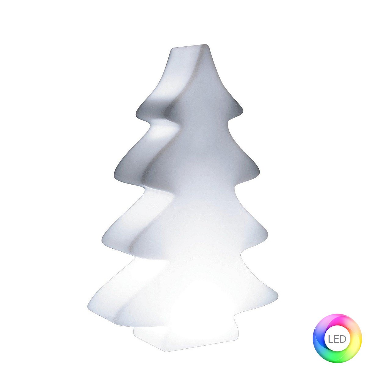 LUMENIO LED Weihnachtsbaum 82 cm Mini, beleuchtet, Gehuse wei