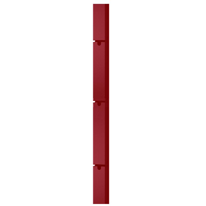 MODULARE Wandschiene 3 Lcher rot