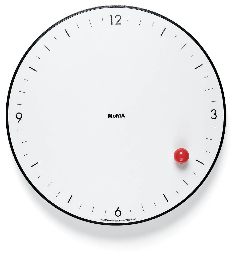 Klein and More MoMA Dial Clock Wanduhr