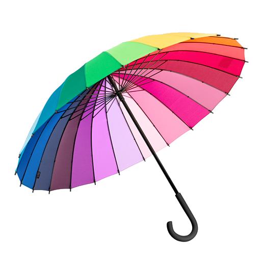 Color Wheel Regenschirm / Stockschirm, M