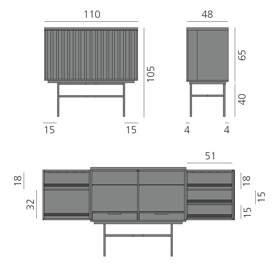 HARRI Barschrank / Hausbar, der Groe