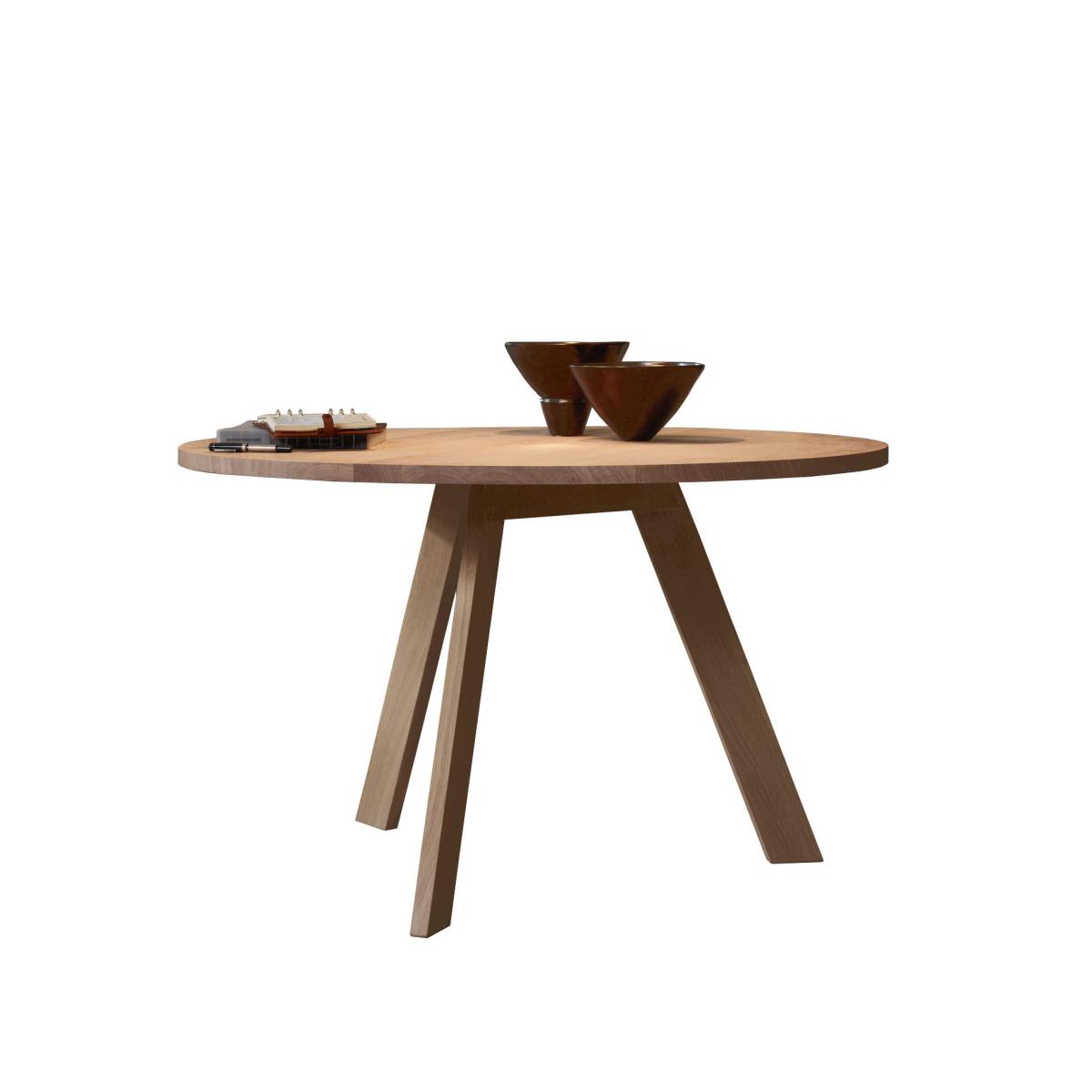 TOSH Tisch rund, Nussbaum von more TOSH Tisch rund, Nussbaum