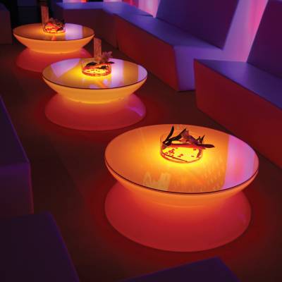 LOUNGE Leuchttisch LED PRO Accu Multicolor