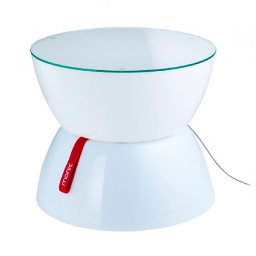 Lounge Mini Leuchttisch transluzent weiß, m