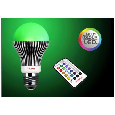 LED Leuchtmittel RGB mit Fernbedienung, m