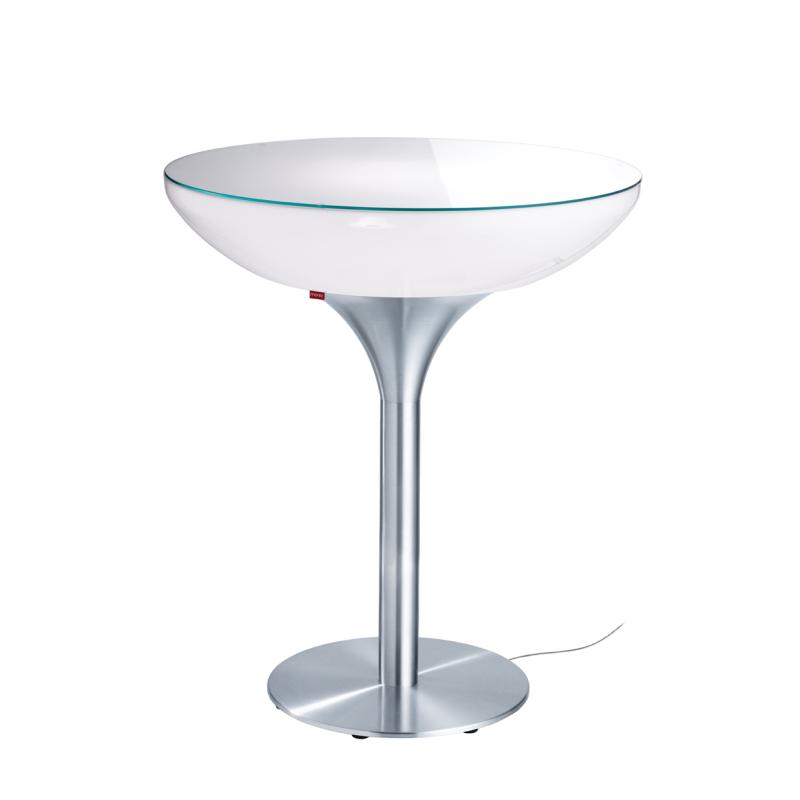 LOUNGE Leuchtisch Stehtisch 105 cm, inkl. Glasplatte Outdoor