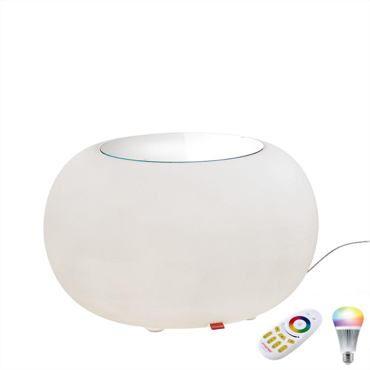 BUBBLE Leuchttisch Indoor mit LED-Glhbirne 9 Watt