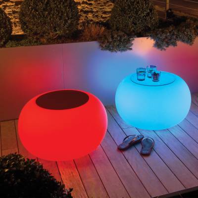 BUBBLE Leuchttisch LED PRO ACCU Multicolor mit LED-Beleuchtung