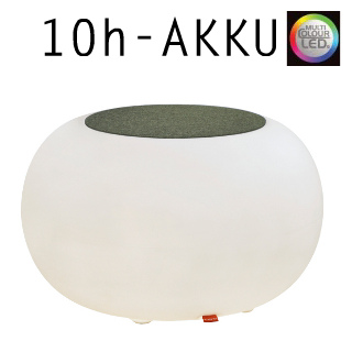 BUBBLE Leuchthocker mit LED-Beleuchtung, m