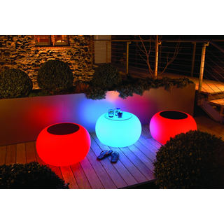 BUBBLE Leuchthocker mit LED-Beleuchtung