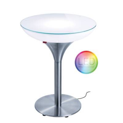 Lounge M 75 beleuchteter Bistrotisch Outdoor Funk LED