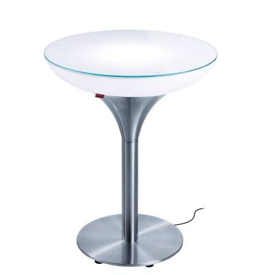 LOUNGE M 75 beleuchteter Bistrotisch Outdoor