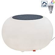 BUBBLE Leuchthocker Indoor mit LED