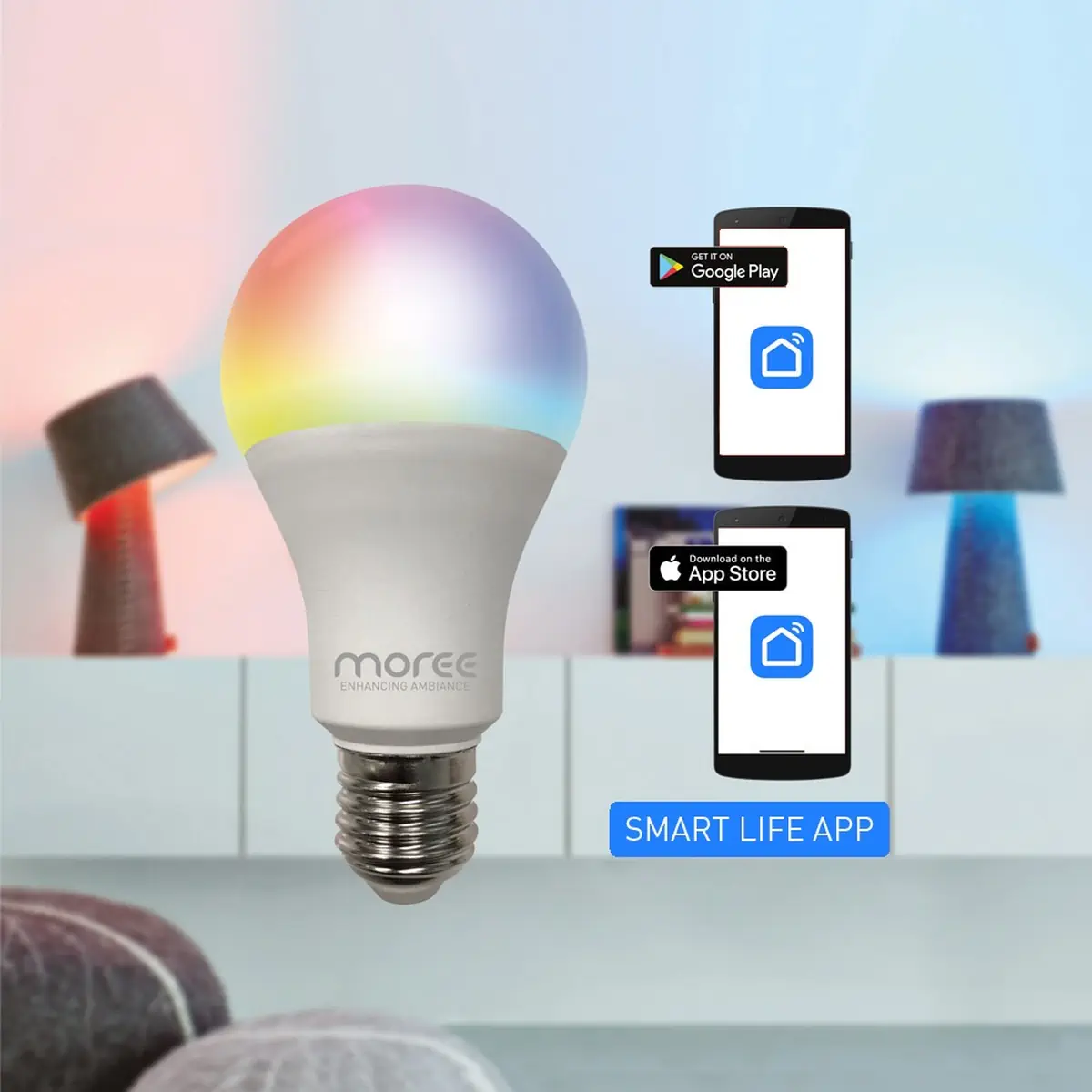 LED RGB Leuchtmittel WLAN von moree LED RGB Leuchtmittel WLAN