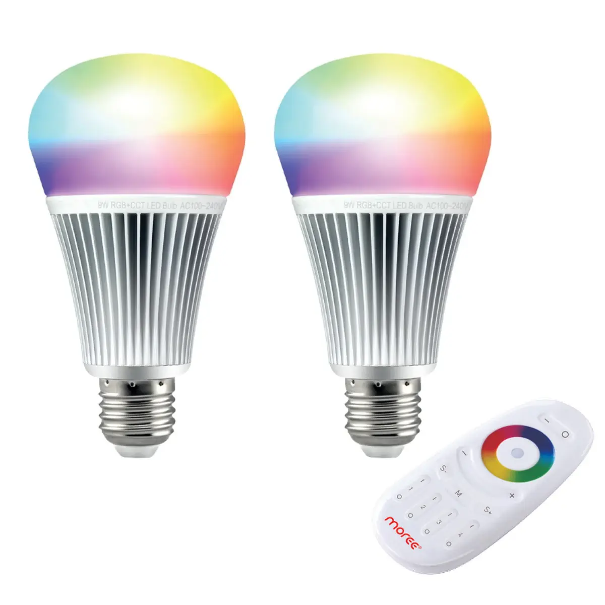 Funk-Leuchtmittel LED RGB CCT 9 Watt von moree Funk-Leuchtmittel LED RGB CCT 9 Watt