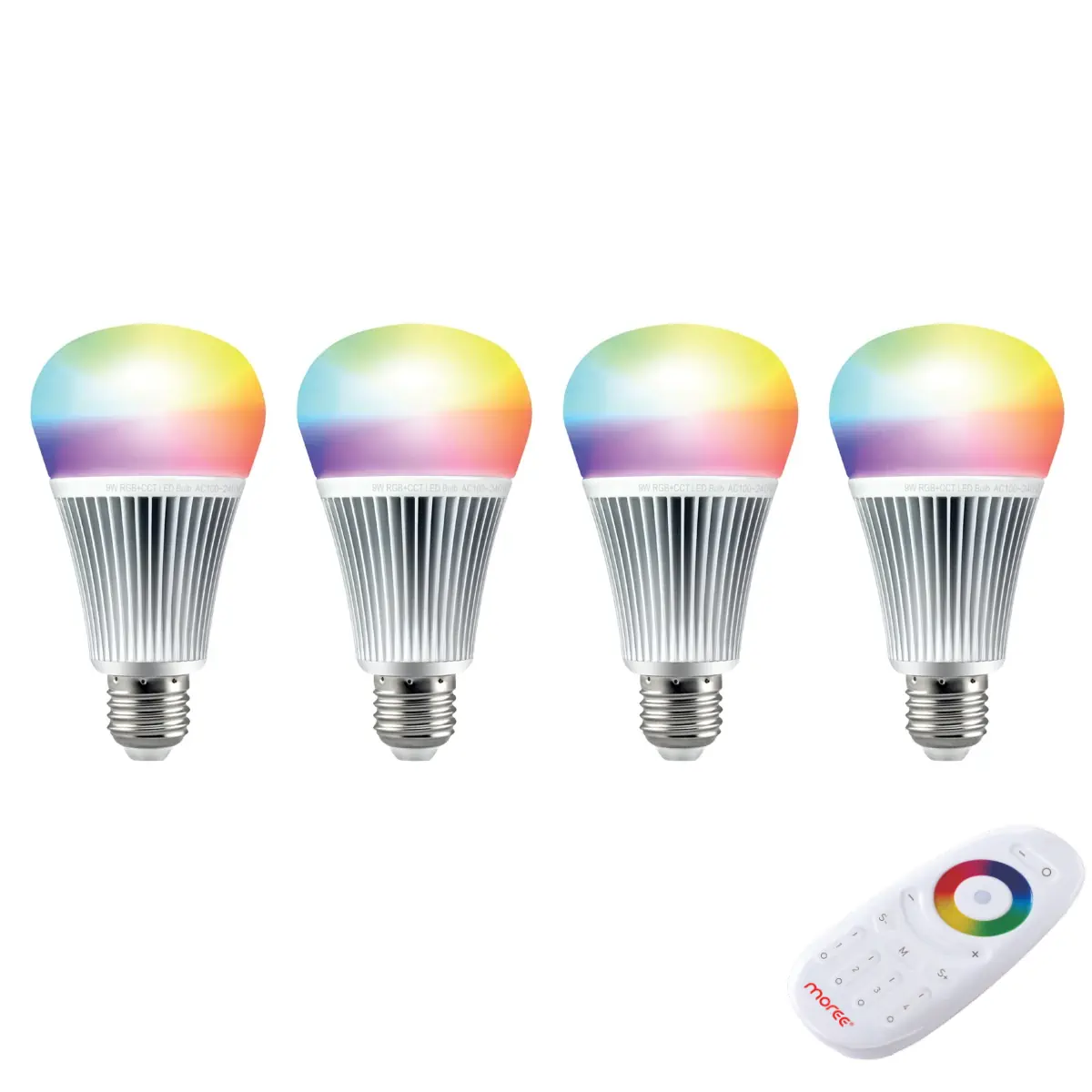 Funk-Leuchtmittel LED RGB CCT 9 Watt von moree Funk-Leuchtmittel LED RGB CCT 9 Watt