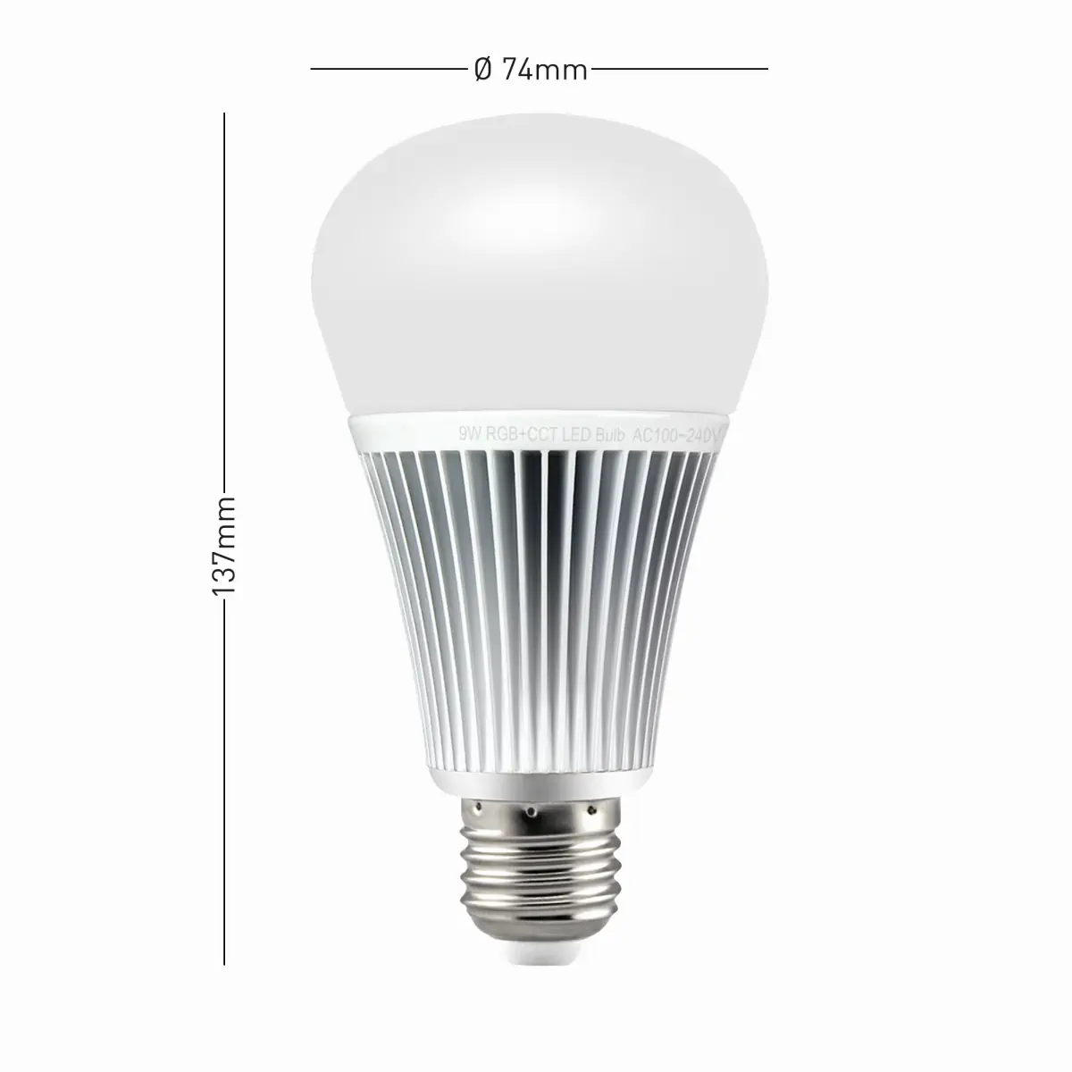 Funk-Leuchtmittel LED RGB CCT 9 Watt von moree Funk-Leuchtmittel LED RGB CCT 9 Watt