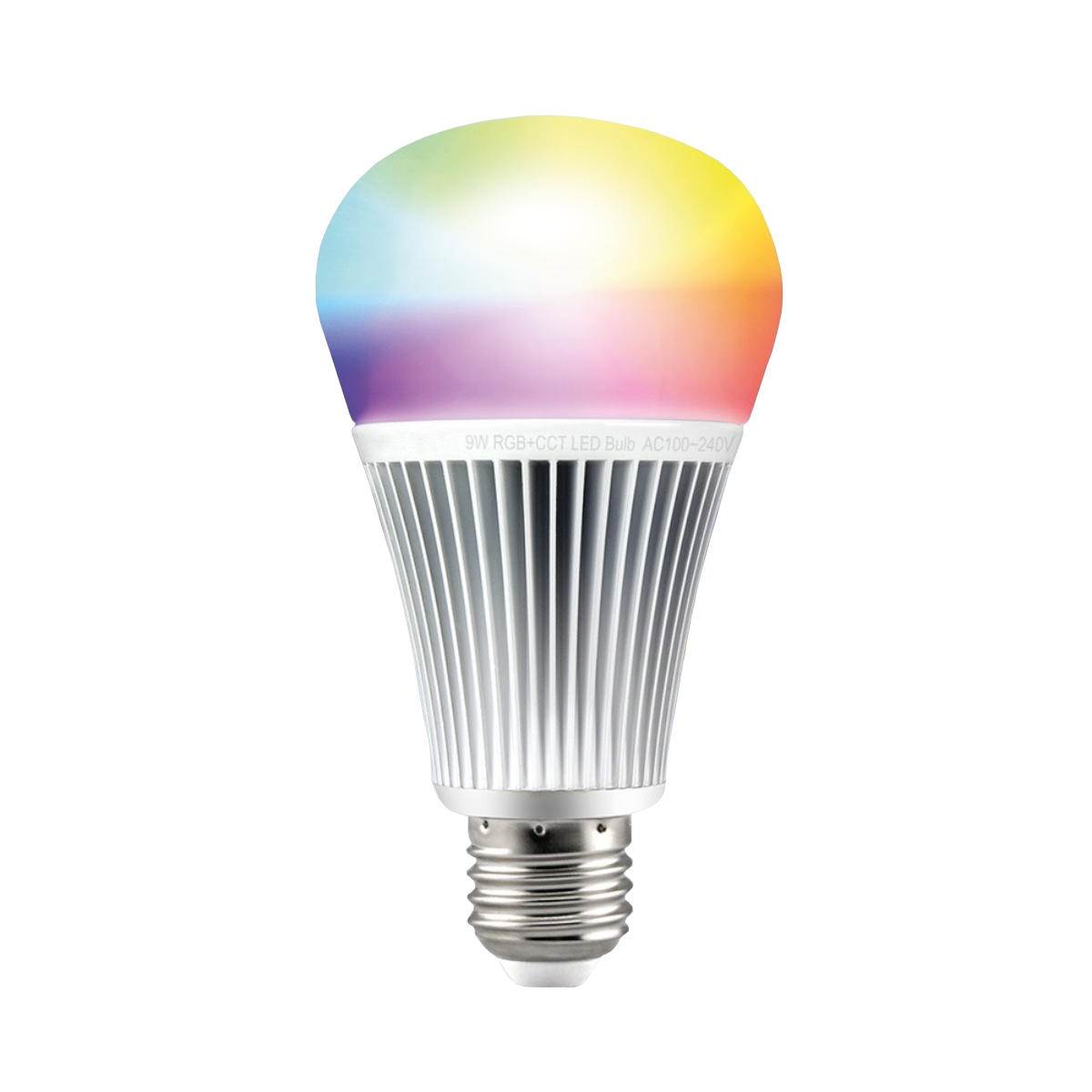 LED RGB CCT Leuchtmittel 9Watt mit Funk-Empfnger