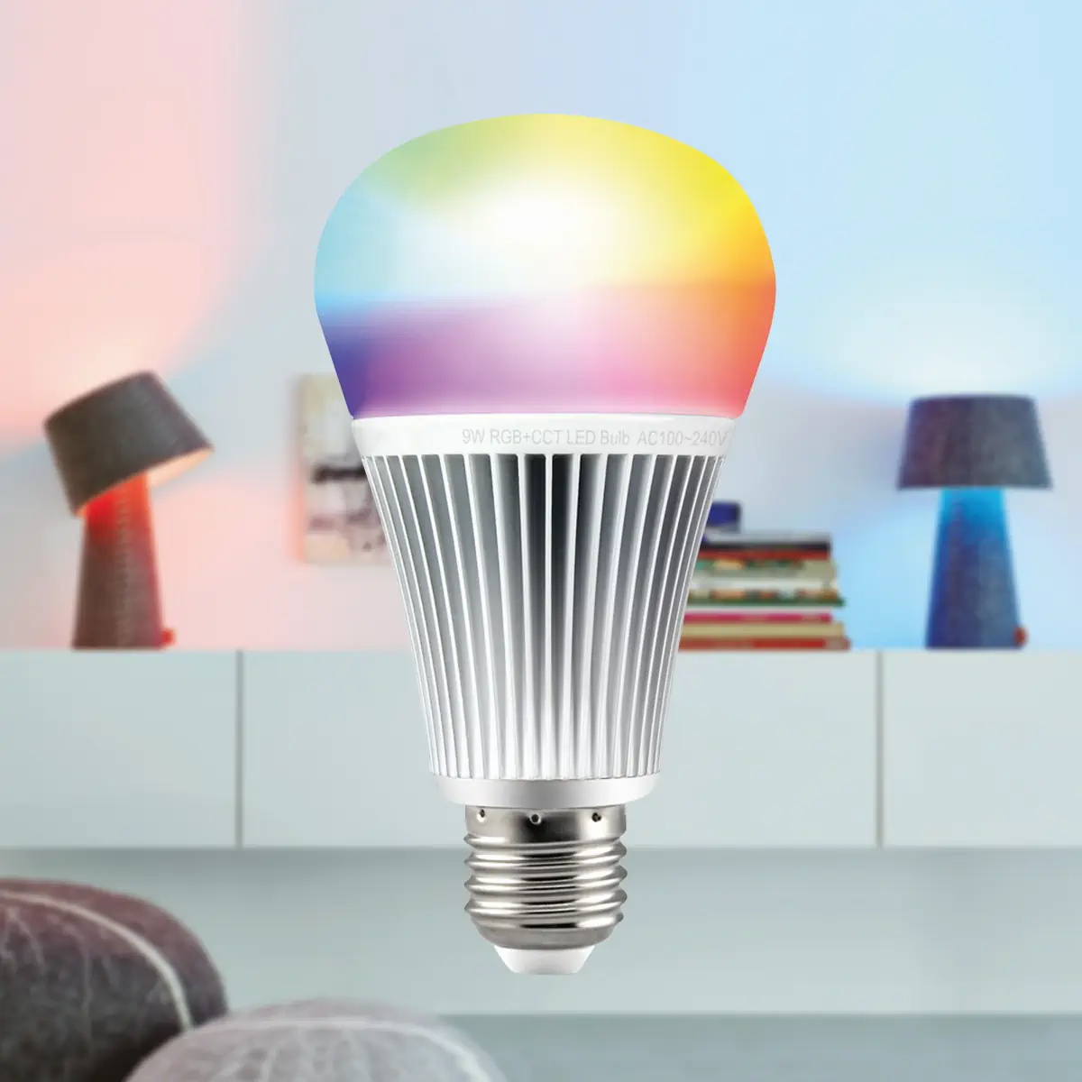 Funk-Leuchtmittel LED RGB CCT 9 Watt von moree Funk-Leuchtmittel LED RGB CCT 9 Watt