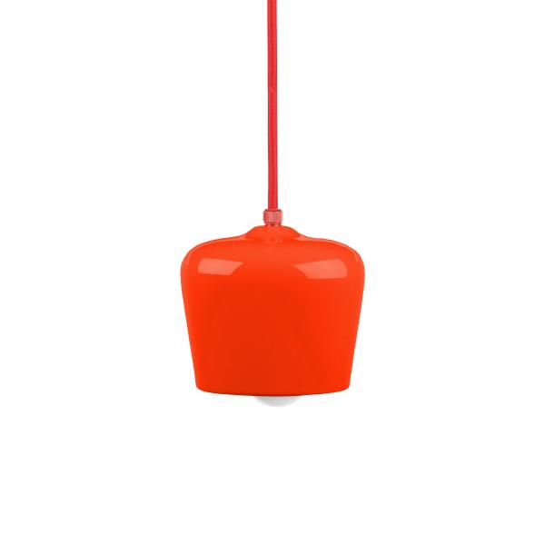 ALMA Pendelleuchte Rot glänzend von MÜLLERNKONTOR ALMA Pendelleuchte Rot glänzend