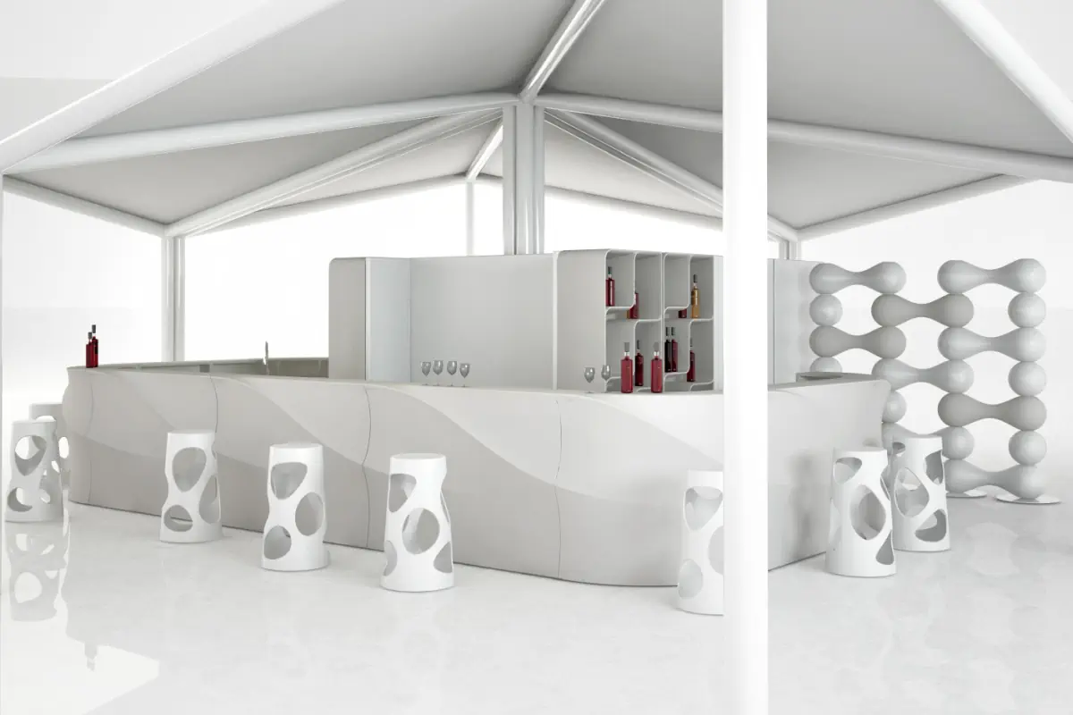 BARAONDA beleuchtete Bar