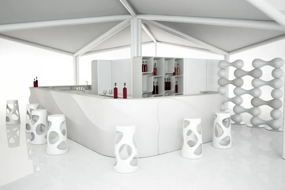 BARAONDA beleuchtete Bar