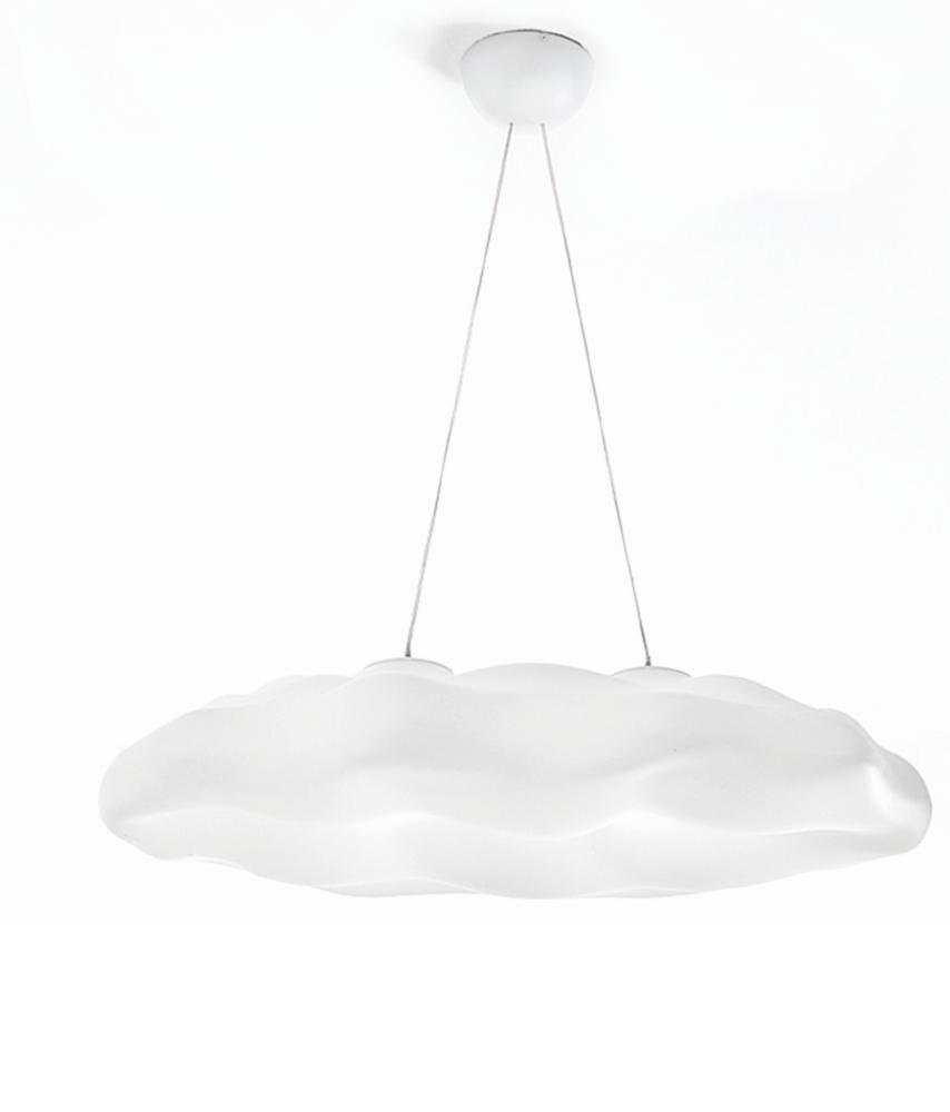 NEFOS Pendelleuchte Wolke, 122 cm, wei