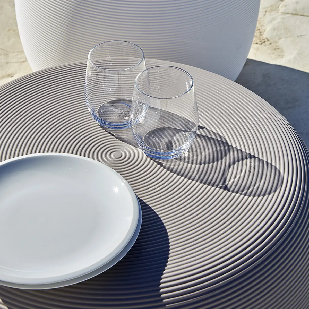 PANDORA Beistelltisch Wei� 2 mal